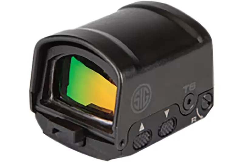 Sig Sauer Electro-Optics SOR21301 Romeo2 Mil-Spec Reflex Sight Black Anodized 1 x 30 mm 3 MOA Red Dot Full Shroud Only - Optic, vista 1