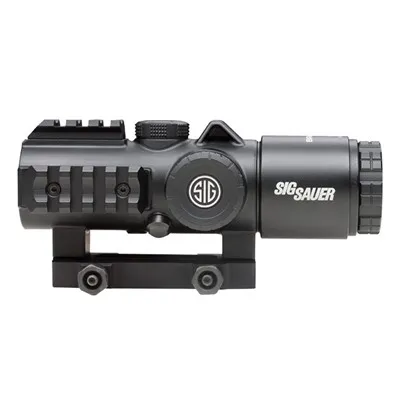 Sig Sauer, Inc. Bravo3 3x30mm Prismatic Sight - 3x30mm 5.56/7.62 Horseshoe Dot Prismatic Red Dot - Optic - view 1