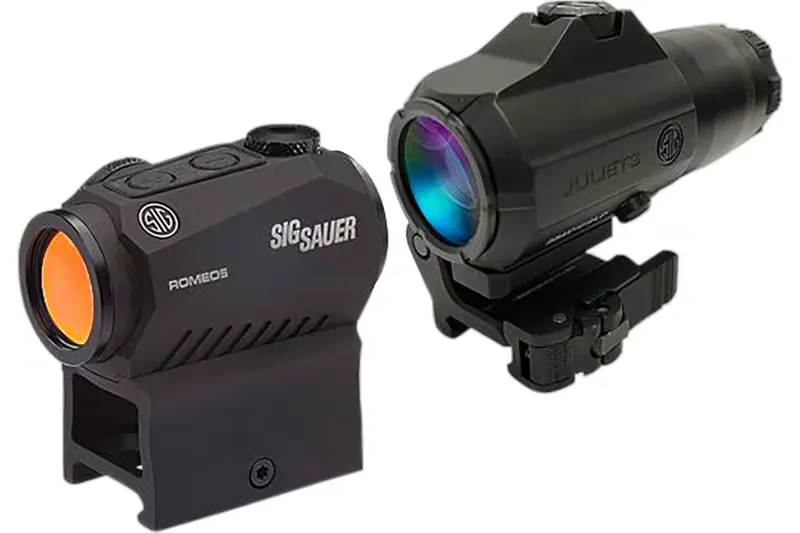 Sig Sauer Romeo 5XDR Gen II Red Dot Dot w/ Juliet 5 Micro Magnifier - SORJ5X201 - Optic - view 1