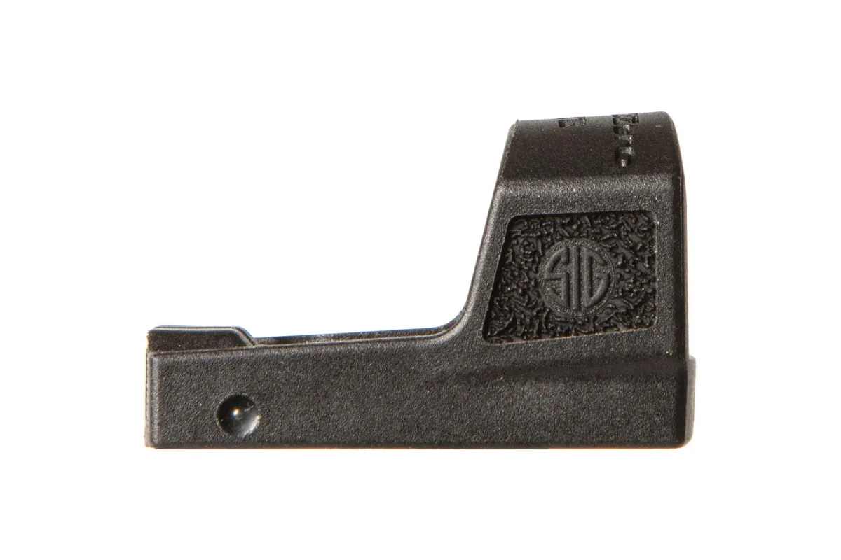 Sig Sauer ROMEO Zero Elite Red Dot, 3MOA, 8 Daylight Illumination Settings, 20,000 Hr Battery Life, 24mm Objective Lens, Steel Shroud - Black - Optic, vista 1