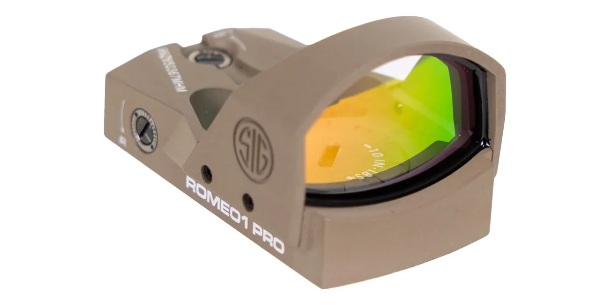 SIG Sauer ROMEO1 PRO Red Dot 1x30mm 6 MOA, FDE - SOR1P103 - Optic - view 1