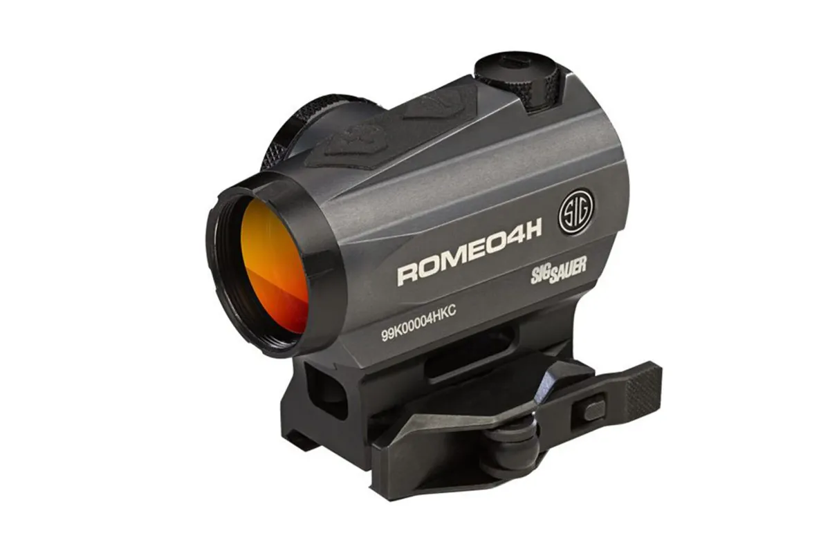 Sig Sauer Romeo4H 1x 20mm 2 MOA Illuminated Ballistic Circle/Dot Red Dot Sight - Optic, vista 1