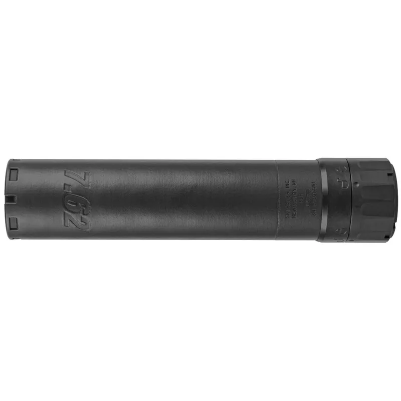Sig Sauer SLH762-QD 7.62MM Inconel High Temp Cerakote Black 21.1oz Quick Detach Suppressor, Includes QD Mount/Muzzle Brake - Muzzle Device for AR-15 - view 1