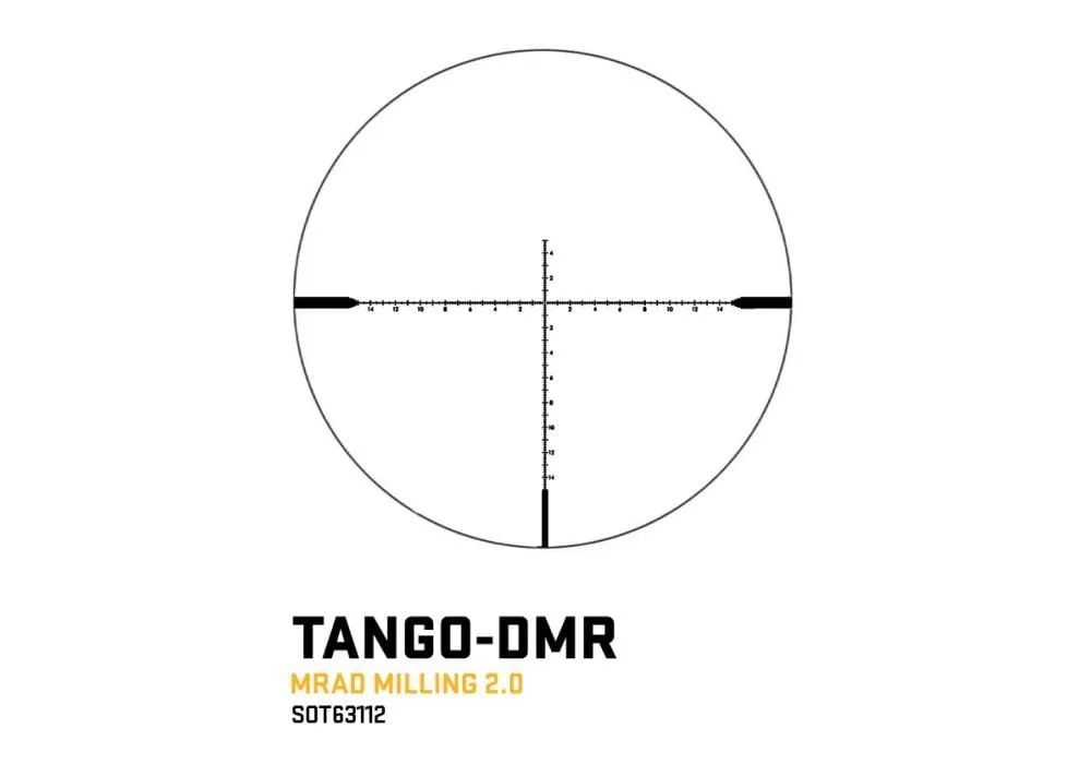 Sig Sauer Tango DMR 3-18x44 Riflescope w/ Illuminated MRAD Milling 2.0 Reticle - SOTD63112 - Rifle Scope - view 3