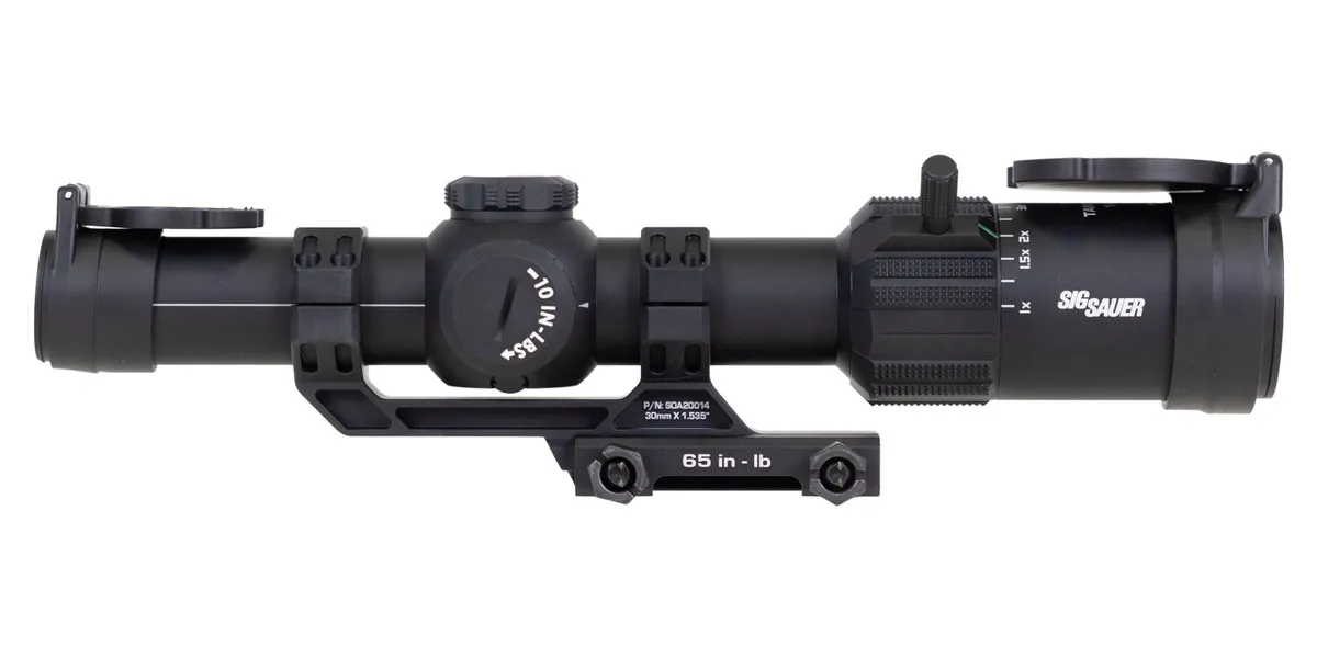 Sig Sauer Tango-MSR 1-8x24mm SFP Illuminated Riflescope with Alpha MSR Mount - MSR BDC8 Reticle - Rifle Scope - view 2