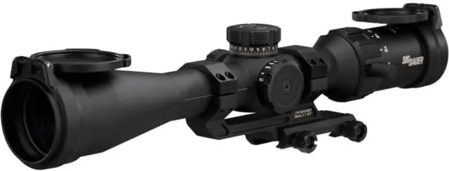 Sig Sauer TANGO SPR Rifle Scope 4-16X Magnification Second Focal Plane MOA Non-Illuminated Reticle 44mm Objective 30mm Tube Black w/ ALPHA MSR 1.535" - Rifle Scope, vista 1
