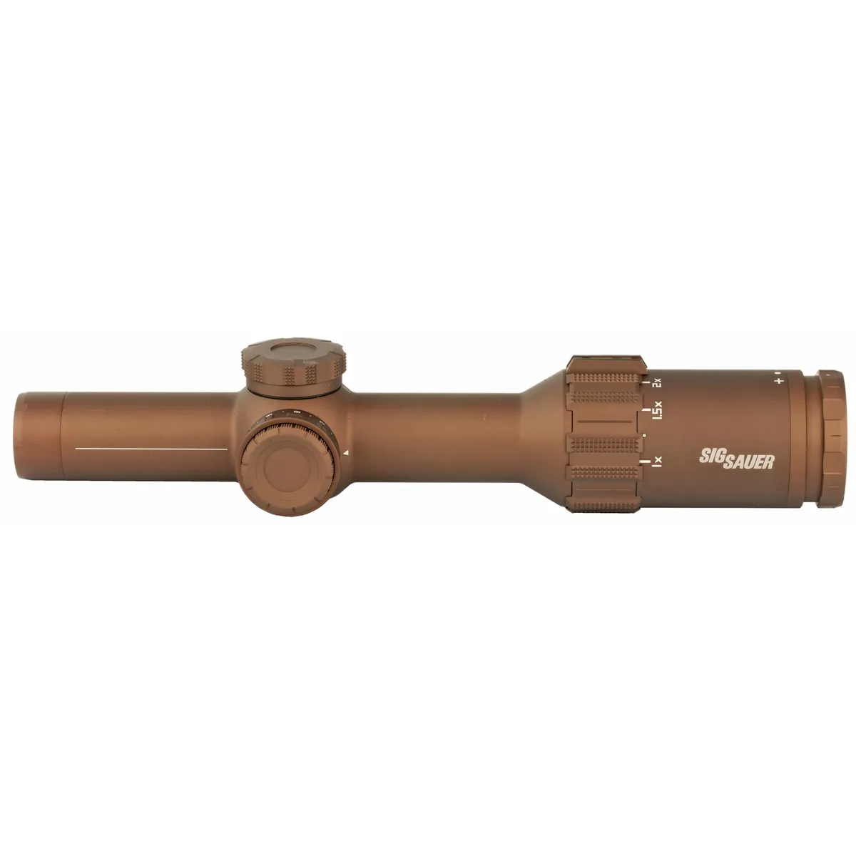 Sig Sauer TANGO6T 1-6x24 Rifle Scope - SDMR Extended Range Reticle 0.2 MRAD - FDE - Rifle Scope - view 1
