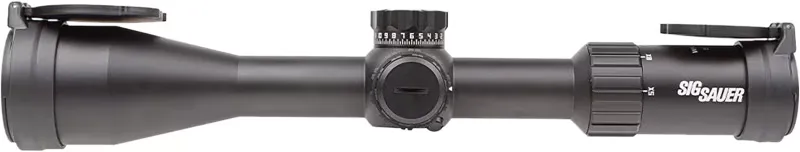 SIG SAUER Whiskey4 2.5-10x42mm 30mm SFP 0.25 MOA Hellfire Quadplex Illuminated Reticle Black Riflescope (SOW42004) - Rifle Scope, vista 1