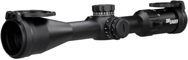 SIG SAUER WHISKEY4 6-24x50mm 30mm Tube Rifle Scope First Focal Plane MOA Milling 2.0 Illuminated Reticle Black - Rifle Scope - view 1