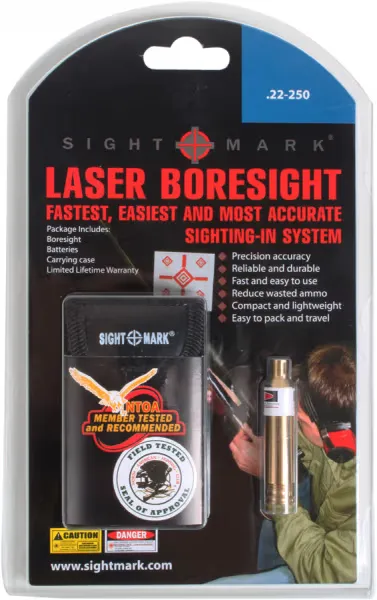Sightmark Sightmark Boresighter, Black, 6.5Creed/22-250, Includes 2X AG5 Batteries - Laser - view 2