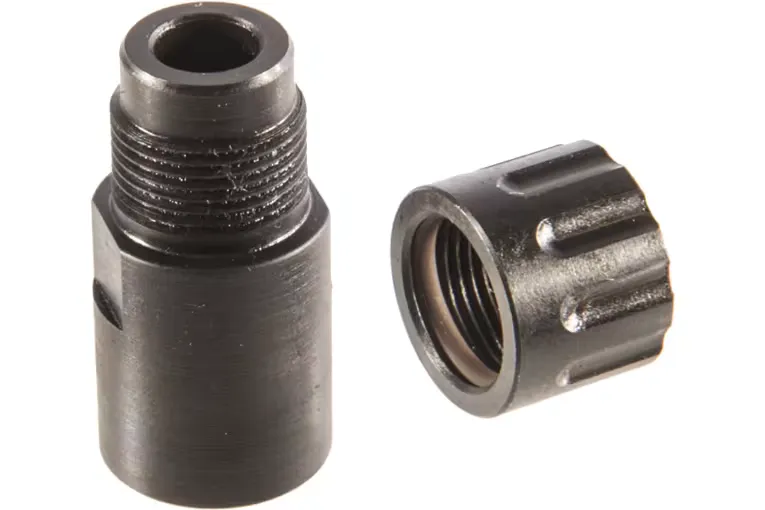 Silencerco 1/2-28 Delta Adapter for S&W M&P 22 Compact Rimfire Pistol, Black - AC875 - Muzzle Device for AR-15 - view 1