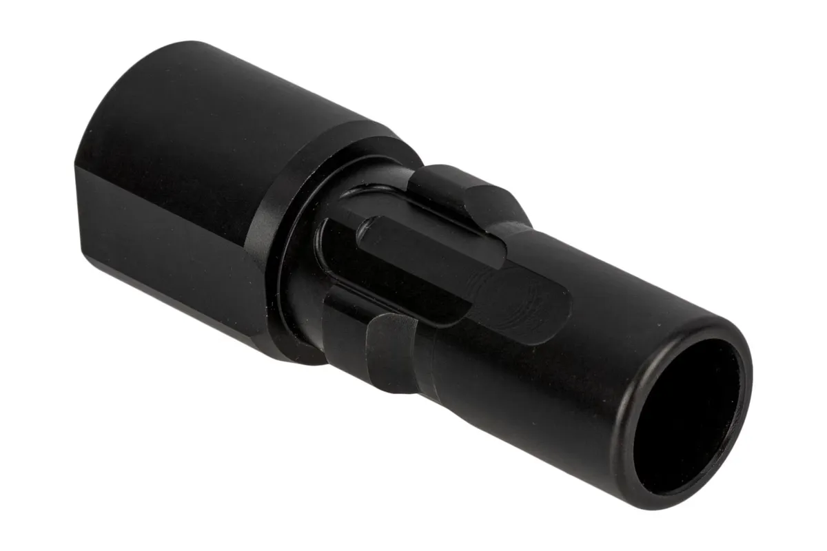 SilencerCo 3-Lug Muzzle Device .45 Caliber - 5/8x24 - Muzzle Device for AR-15, vista 1