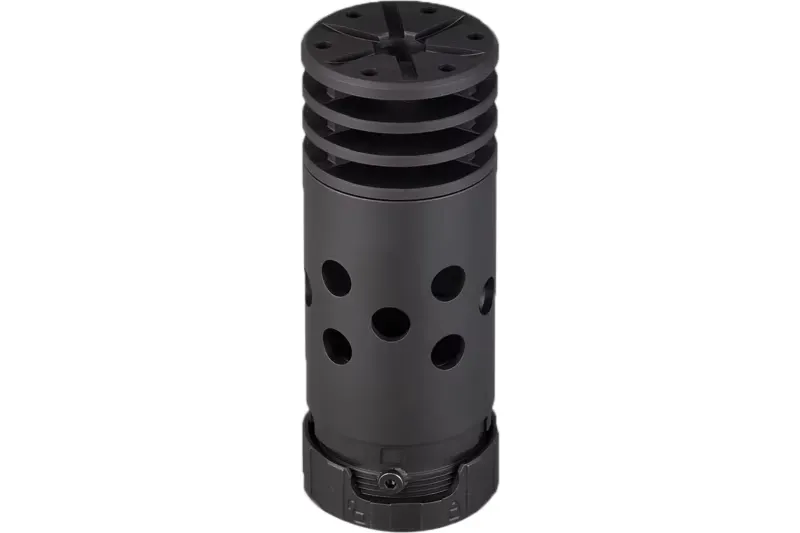 SilencerCo AC2082 ASR Anchor Brake Black Matte Steel 30 Cal - Muzzle Device for AR-15, vista 1