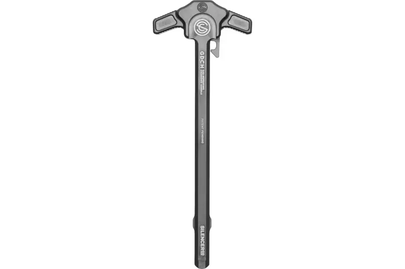 SilencerCo AC5703 Gas Defeating Charging Handle Sig MPX Black Aluminum - Charging Handle for AR-15, vista 2