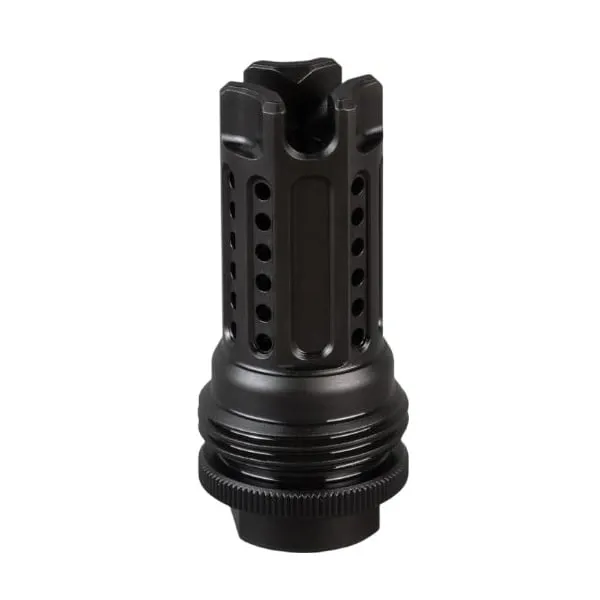 SilencerCo ASR RCB Compensator 1/2-28, Black - Muzzle Device for AR-15, vista 1