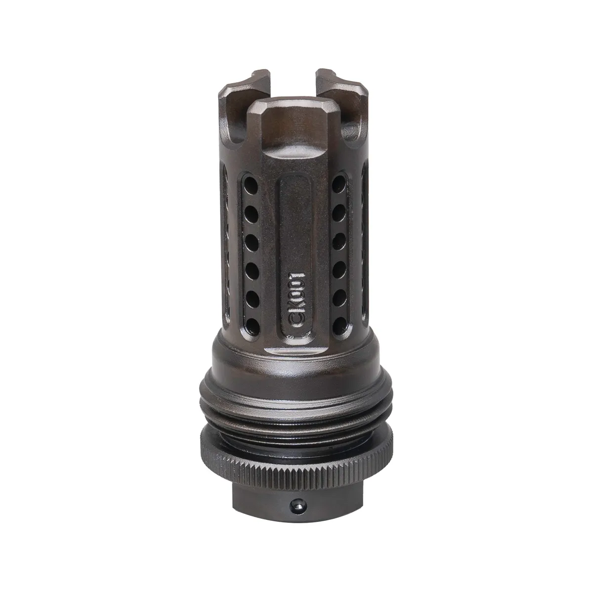SilencerCo, ASR RCB Compensator, 1/2X28, 223 Remington/556NATO, Nitride Finish, Black - Muzzle Device for AR-15 - view 1