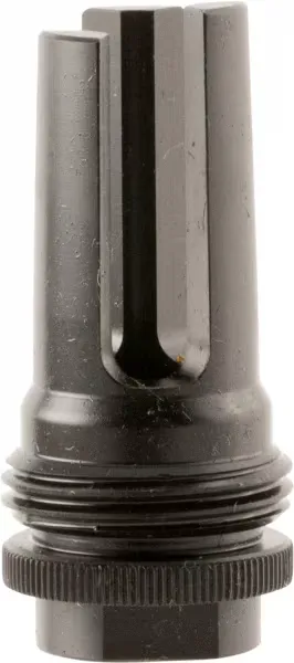 Silencerco Black Steel ASR Flash Hider, 9mm, 1/2-36 - AC1562 - Muzzle Device for AR-15 - view 1