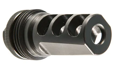 SilencerCo, Fits Harvester Big Bore, 5/8X24 Muzzle Brake, Black - Muzzle Device for AR-15, vista 1