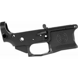SilencerCo SU4766 SCO15 Lower Receiver Black Anodized Finish 7075-T6 Aluminum Material for AR-15 - Lower Receiver for AR-15, vista 1