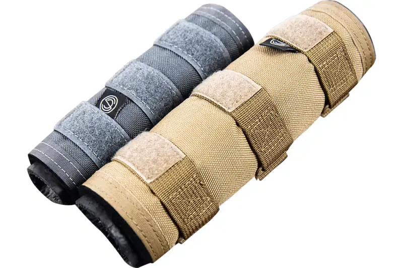 Silencerco Standard High Temperature Suppressor Cover, 7.5" L, Gray - AC1982 - Muzzle Device for AR-15, vista 1