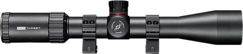 Simmons Pro Target Rifle Scope 30mm Tube 4-12x 40mm Mil-Dot Reticle Matte Black - Rifle Scope - view 2