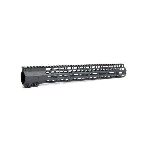 SLR Rifleworks SLR 16 inch SOLO Lite M-LOK .308 High Profile Handguard Black - Handguard for AR-15, vista 1