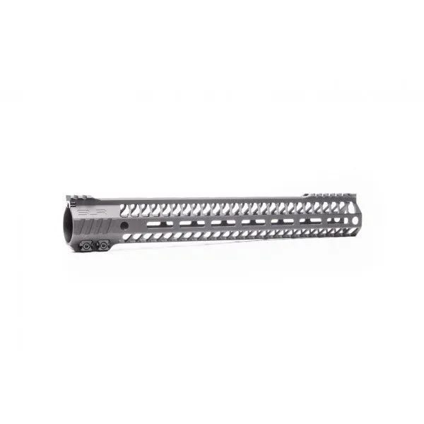 SLR Rifleworks SLR inch HELIX M-LOK .308 High Profile Handguard Black - Handguard for AR-15, vista 1