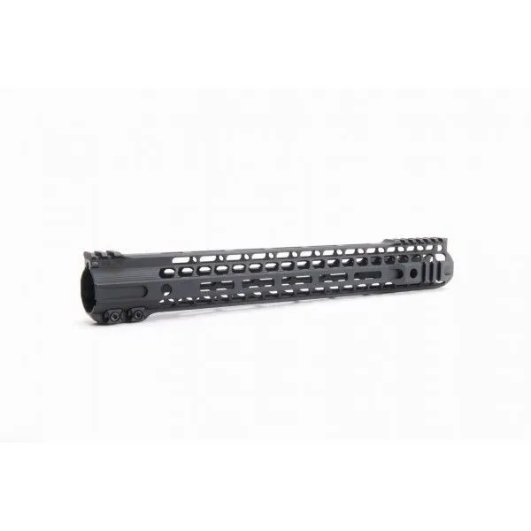 SLR Rifleworks SLR inch SOLO Hybrid M-LOK 5.56 Handguard Black - Handguard for AR-15 - view 1