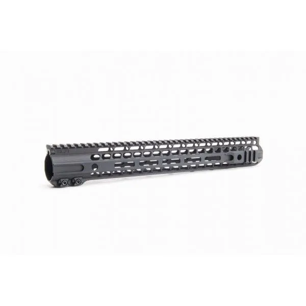 SLR Rifleworks SLR inch SOLO Mid M-LOK 5.56 Handguard Black - Handguard for AR-15, vista 1