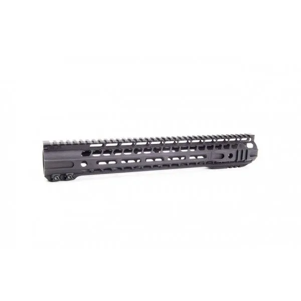 Slr Rifleworks Solo Series Ultra Lite M-Lok Ar-15 Handguard - Black - 15" - Handguard for AR-15, vista 4