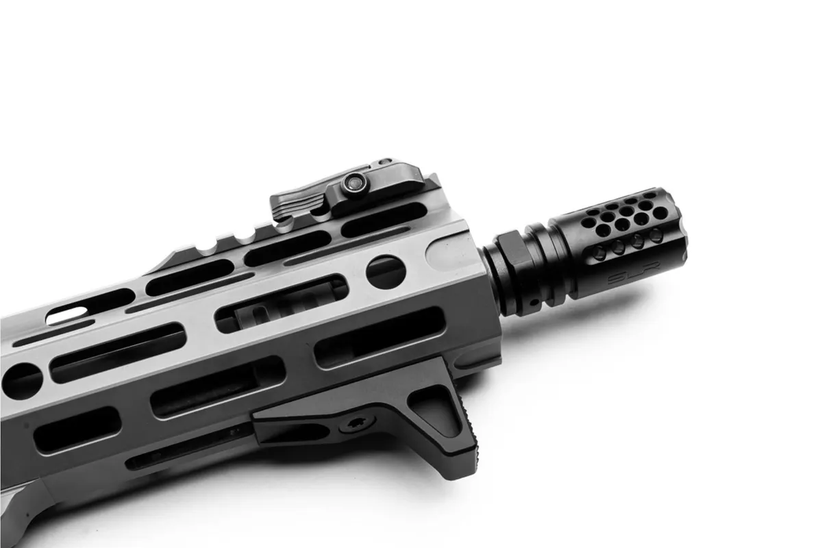 Slr Rifleworks Synergy 5.56 Mini Comp 1/2x28 - Muzzle Device for AR-15 - view 2