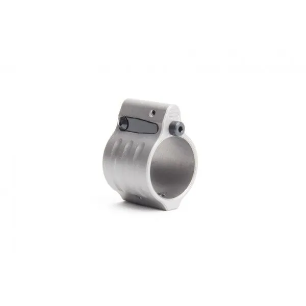 SLR Rifleworks SLR Sentry 9 .936 Adjustable Gas Block w/.400 in. Set Screw Spacing Titanium - Gas Block for AR-15, vista 1