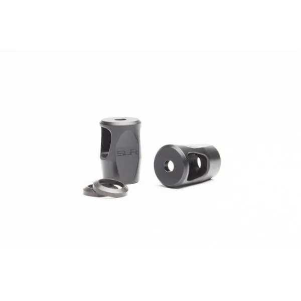 SLR SR22 Muzzle Brake 5.56 1/2x28 Thread Black - Muzzle Device for AR-15, vista 1