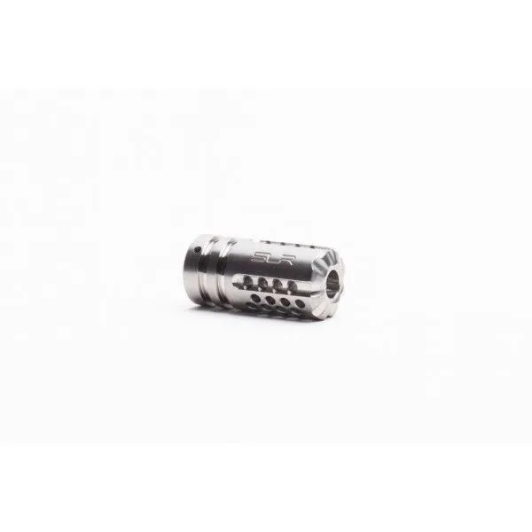 SLR Rifleworks SLR Synergy 30 Cal AK Mini Compensator 14x1 LH Thread Titanium - Muzzle Device for AR-15 - view 1