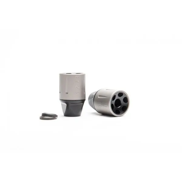 SLR Synergy 9mm Linear Hybrid Compensator 1/2x36 Titanium - Muzzle Device for AR-15 - view 1