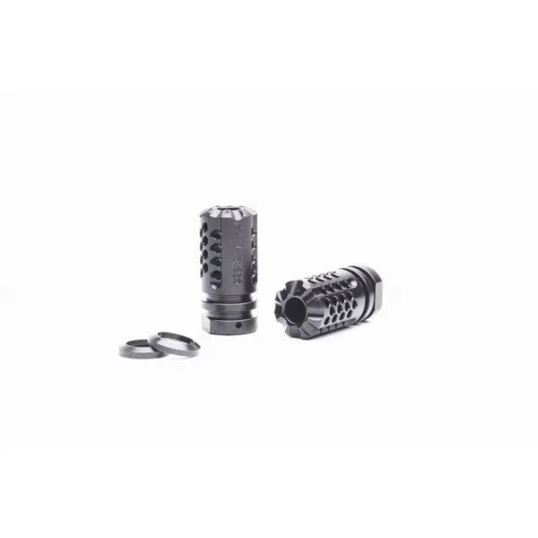 SLR Synergy 9mm Mini Compensator 1/2x36 Thread Black - Muzzle Device for AR-15 - view 1