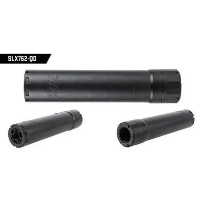 Sig Sauer Slx 7.62mm Suppressor - Slx 7.62x51 Nato Inconel Core Clutch-Lok Qd Suppressor Blk - Suppressor, vista 1