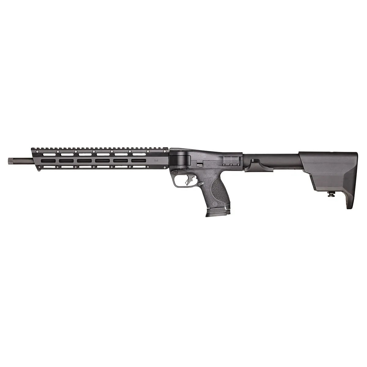 Smith & Wesson M&P FPC 9mm Luger 16.25" BBL (1)17RD & (2)23RD Mags Black - Complete Rifle, vista 1