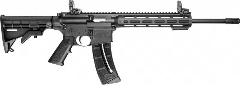 Smith & Wesson 10208 M&P15-22 Sport Semi-Auto 22 Long Rifle 16.5" 25+1 6-Position Black - Complete Rifle - view 1