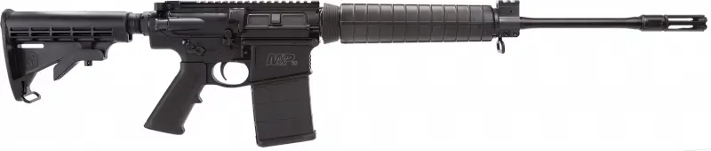 Smith & Wesson 811308 M&P10 Optic Ready Semi-Auto .308 18" 20+1 6-Position Black - Complete Rifle - view 1