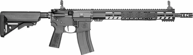 Smith & Wesson M&P15 Volunteer XV Pro M-LOK 13518 Rifle 6mm ARC 16" Barrel 25+1 Semi-Auto Flip-Up Sights - Complete Rifle, vista 1