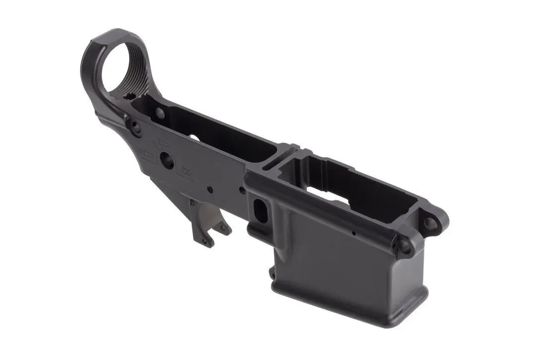 Sons of Liberty Gun Works Ar-15 Stripped Lower Receiver - Angry Patriot - Lower Receiver for AR-15 - view 1
