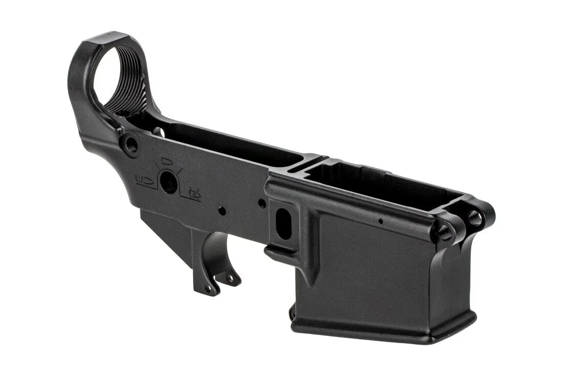 Sons of Liberty Gun Works Ar-15 Stripped Lower Receiver - Rebellious Stripes - Lower Receiver for AR-15 - view 1