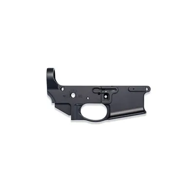 Sons of Liberty Gun Works Broadsword Billet Lower Receiver - Broadsword Billet Stripped Ambi Lower Receiver For Ar-15 Blk - Lower Receiver for AR-15, vista 1