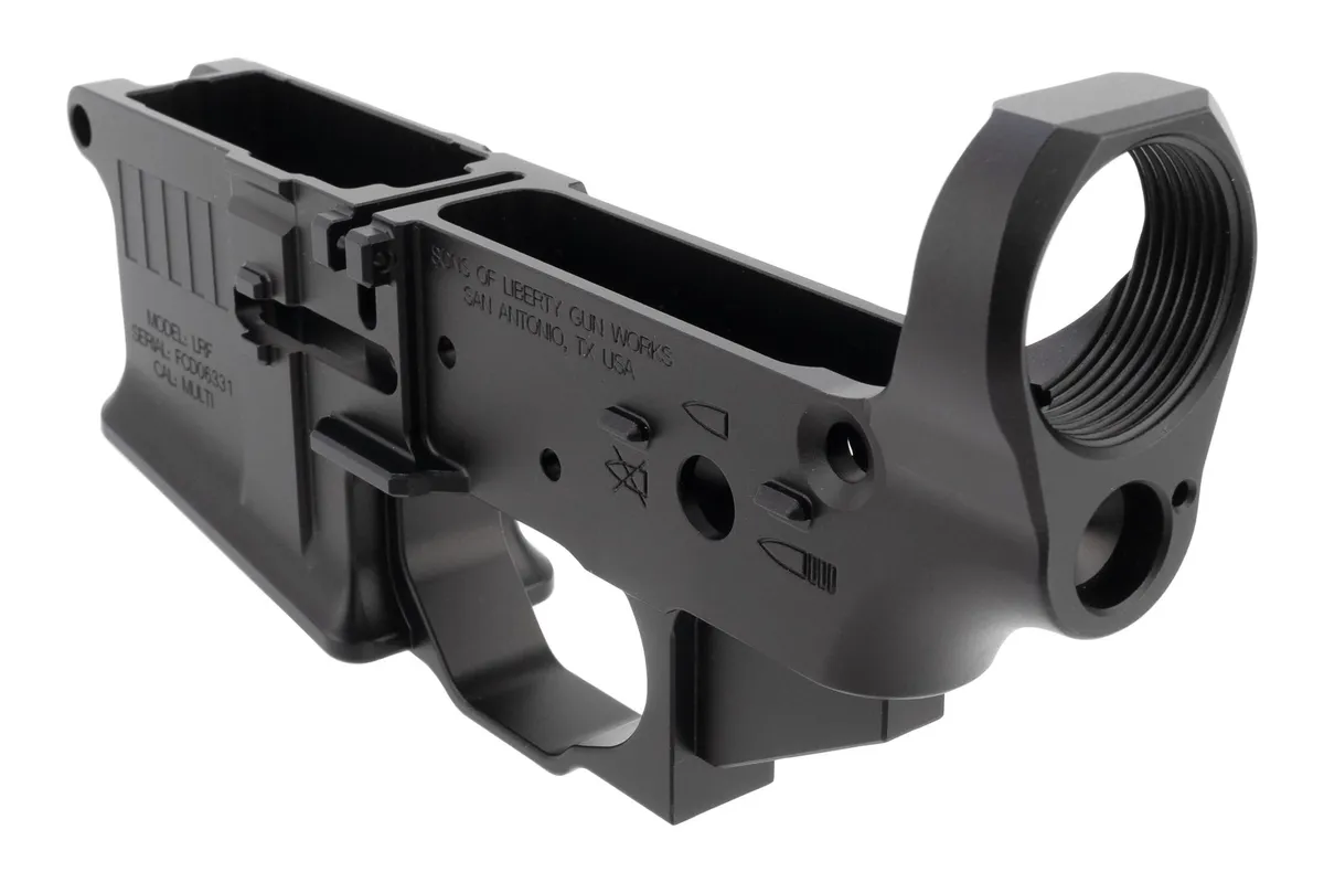 Sons of Liberty Gun Works Forward Controls Design Billet Lower Receiver - Lower Receiver for AR-15 - view 3