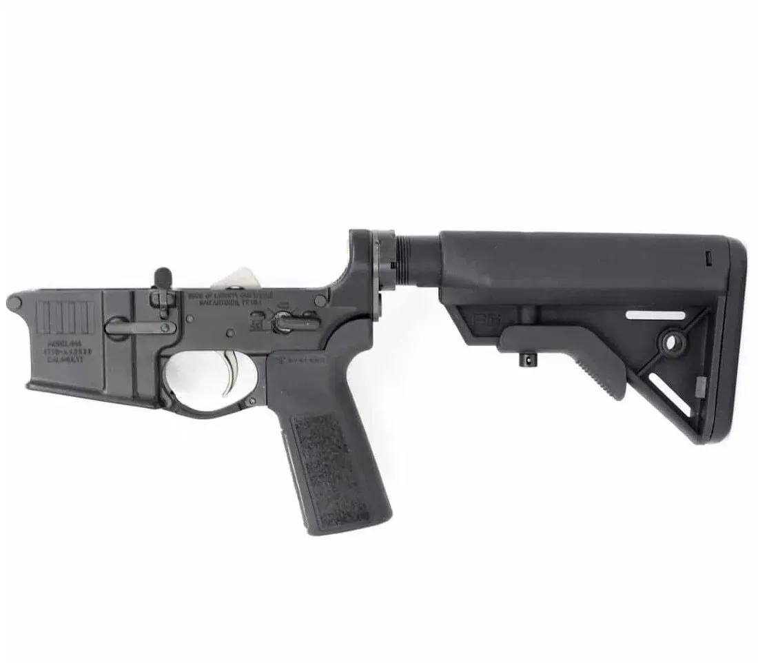 Sons of Liberty Gun Works M4 Complete Lower With Mil-Spec Buffer System - Qd End Plate - Sl Furniture - Lower Receiver for AR-15 - view 1