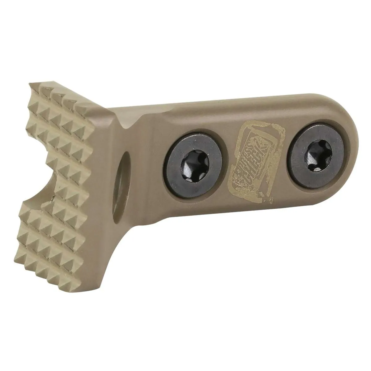 Sons of Liberty Gun Works Presscheck Barricade Stop, Flat Dark Earth - Durable Tactical Stop for Better Shooting Positioning - BARRICADE-FDE - Pistol Grip for AR-15, vista 1