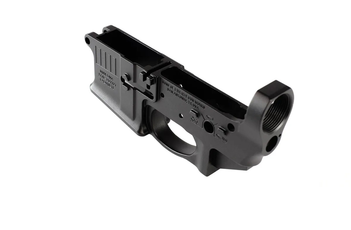 Sons Of Liberty Gun Works Broadsword Billet Stripped AR-15 Lower Receiver - Lower Receiver for AR-15 - view 1