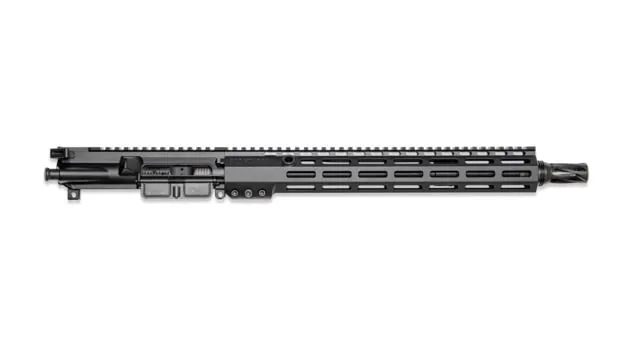 Sons of Liberty Gun Works L89 Complete Upper Half 14.5in 5.56 Cold Hammer Forged Barrel 13.75in L89 Rail P/W HUX Flash Hider No BCG or CH Black - Upper Receiver for AR-15 - view 1