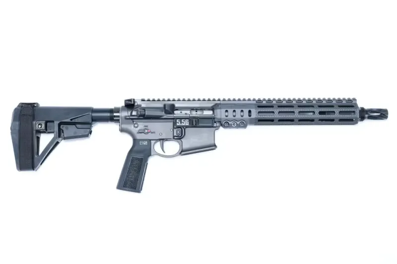 Sons of Liberty Gun Works Sons of Liberty MK1 CAR Pistol - 11.5" 5.56 P3 CL Barrel - 10.75" MK1 Cable Management Rail - Anodized Gray - Brace - MK1-CAR-556-115CL-PISTOL-A-GRY - Barrel for AR-15 - view 1